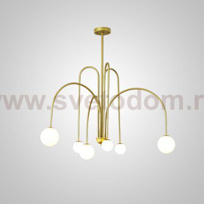 Потолочная люстра DAY L6 D100 Gold ImperiumLoft 233061-26