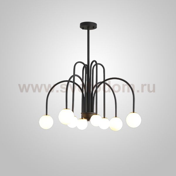 Потолочная люстра DAY L8 D75 Black ImperiumLoft 233064-26