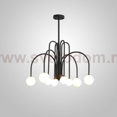 Потолочная люстра DAY L8 D75 Black ImperiumLoft 233064-26