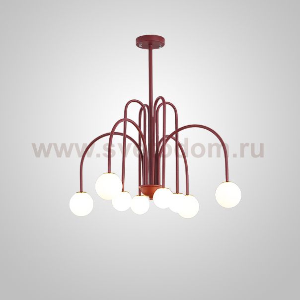 Потолочная люстра DAY L8 D75 Red ImperiumLoft 233067-26