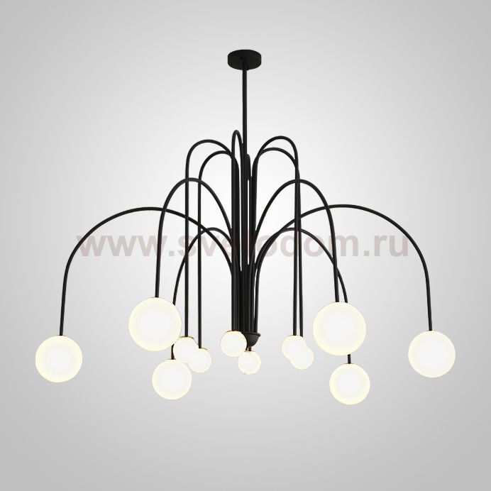 Потолочная люстра DAY L12 D100 Black ImperiumLoft 233073-26