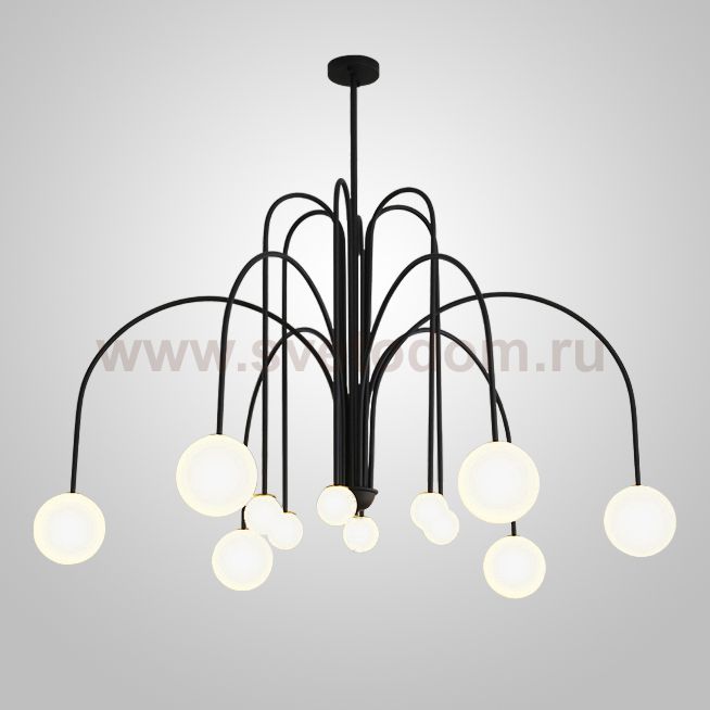 Потолочная люстра DAY L12 D130 Black ImperiumLoft 233074-26