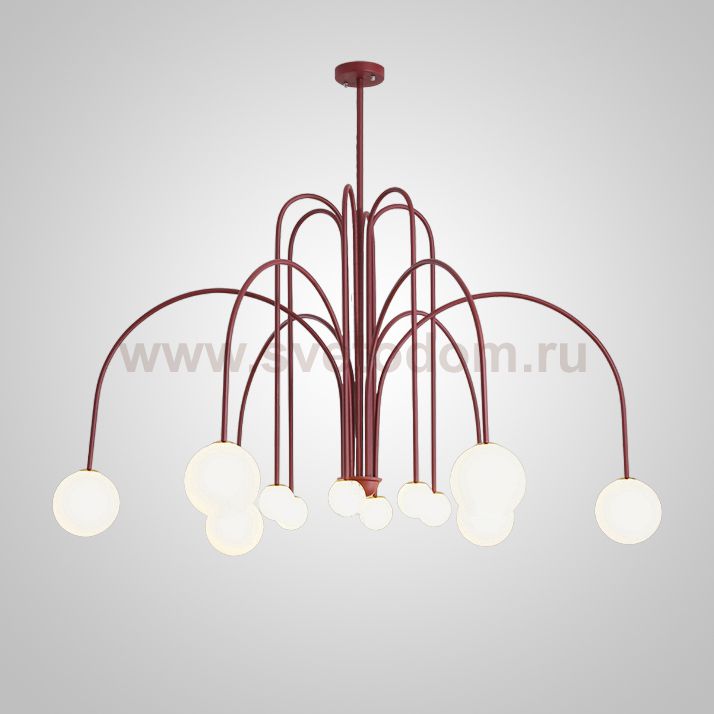 Потолочная люстра DAY L12 D100 Red ImperiumLoft 233075-26