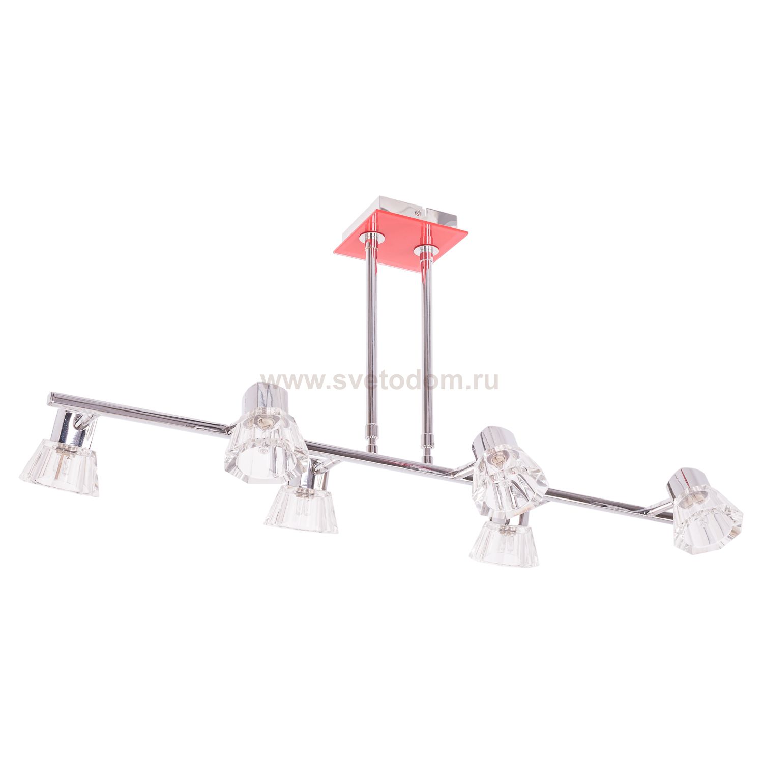 Светильник ЭкономСвет 23353/6CR+RED CL