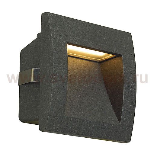 SLV 233605 DOWNUNDER OUT LED S Wand- einbauleuchte, anthrazit