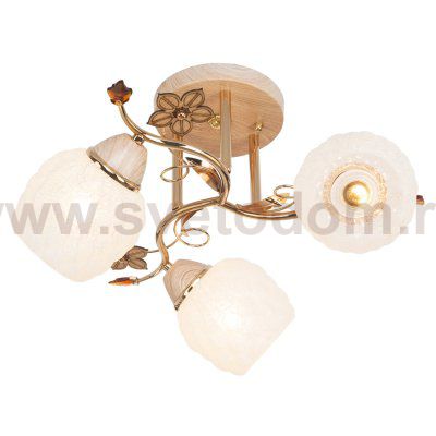 Люстра эконом Экономсвет 233LM/3FGD WT