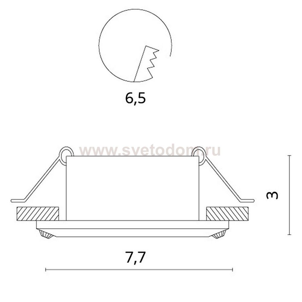 Светильник потолочный Divinare 1405/01 PL-1 GIANETTA