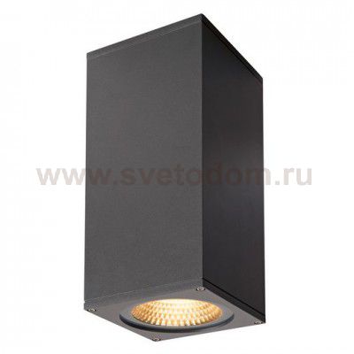 234515 SLV BIG THEO LED BEAM светильник настенный IP44 с LED 6.2+17.5Вт (29Вт), 3000К, 2°+24°, 2130лм, антрацит