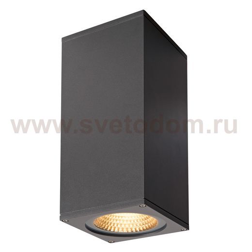 234515 SLV BIG THEO LED BEAM светильник настенный IP44 с LED 6.2+17.5Вт (29Вт), 3000К, 2°+24°, 2130лм, антрацит