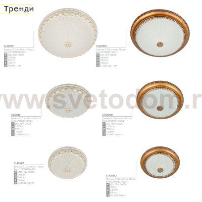 Светильник настенно-потолочный Citilux CL425501 Тренди-1