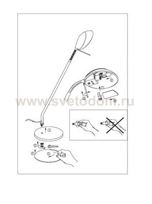 Настольная лампа Eglo 91482 CAREN