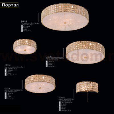 Светильник настенно-потолочный Citilux CL324132 Портал