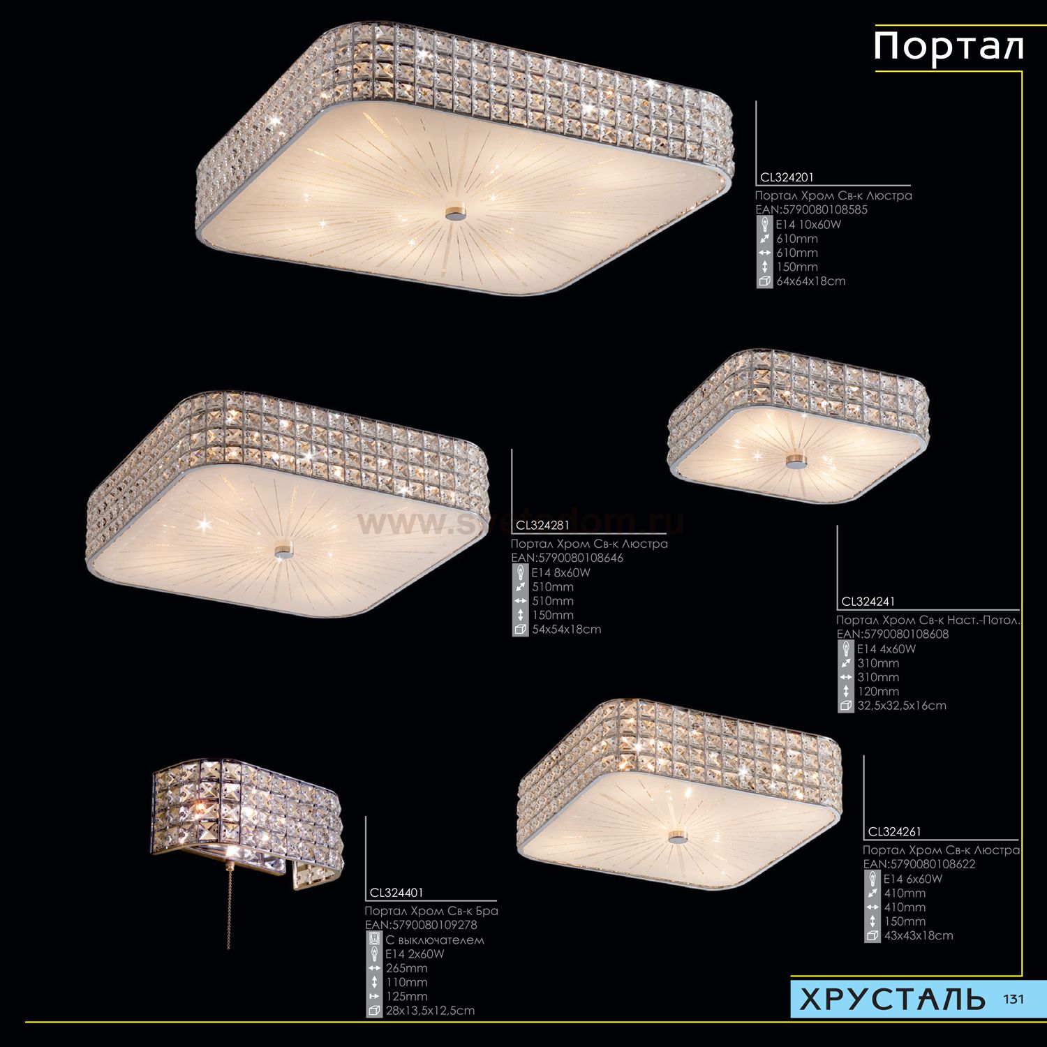 Светильник настенный бра Citilux CL324301 Портал