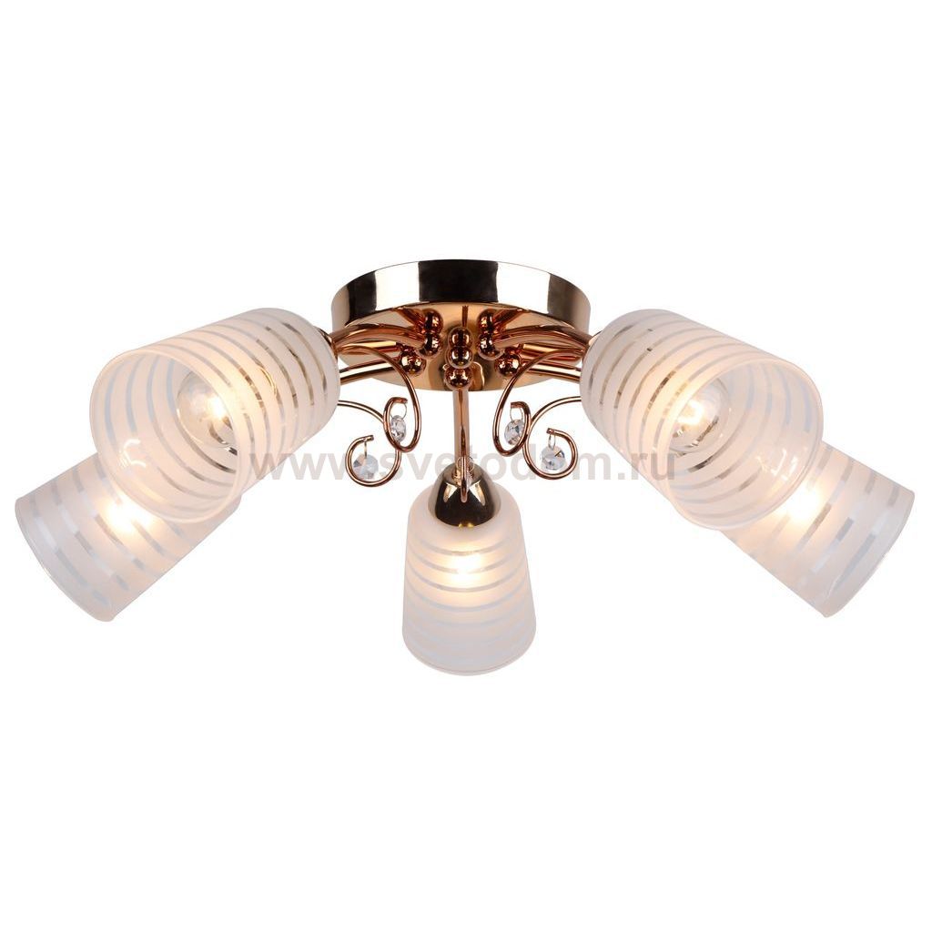 Потолочный светильник Escada 239/5PL E14*40W Gold