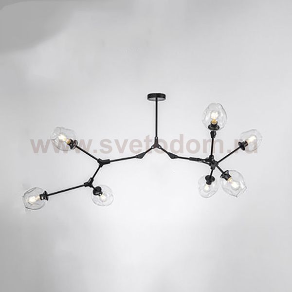 Люстра Адель Branching Bubble Chandelier L7 Black Tinted ImperiumLoft 239850-22