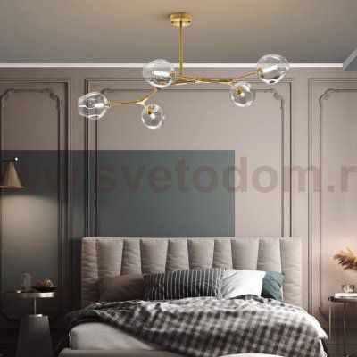 Люстра Адель Branching Bubble Chandelier L11 Black Amber ImperiumLoft 239861-22