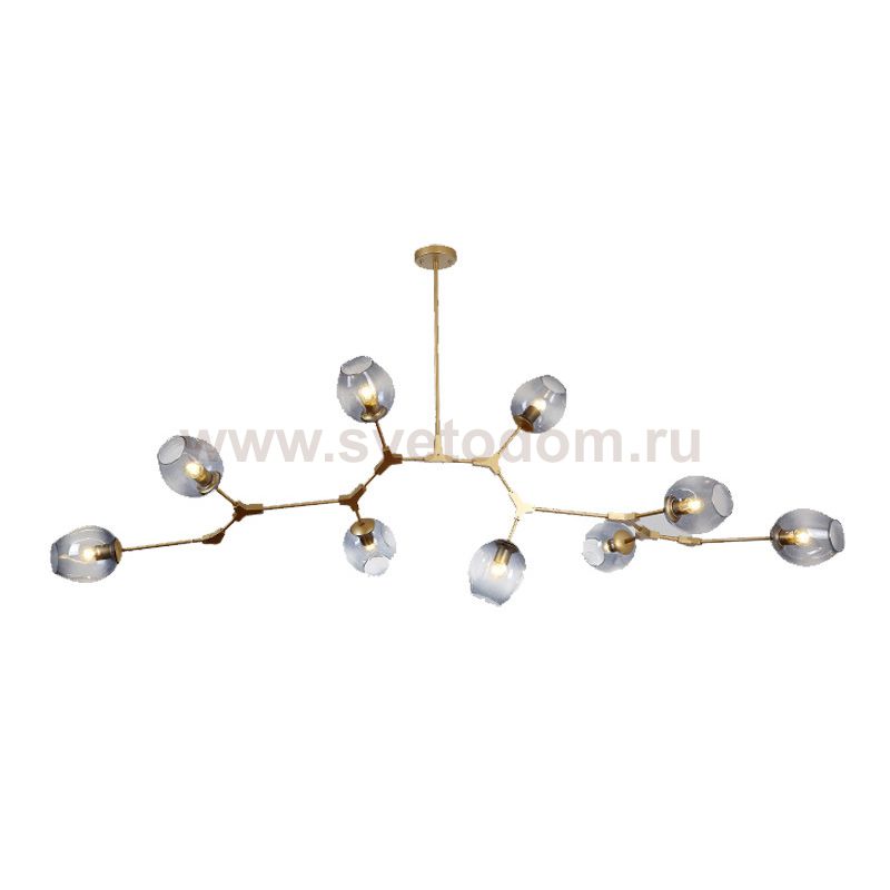 Люстра Адель Branching Bubble Chandelier L11 Brass Tinted ImperiumLoft 239875-22