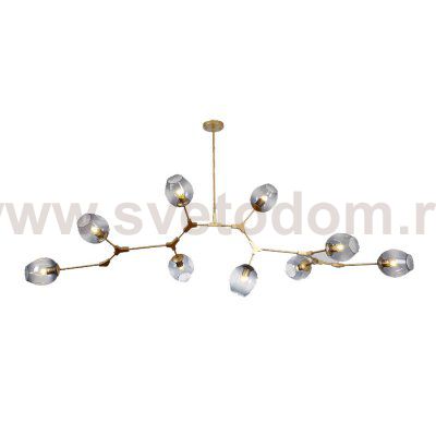Люстра Адель Branching Bubble Chandelier L11 Brass Tinted ImperiumLoft 239875-22