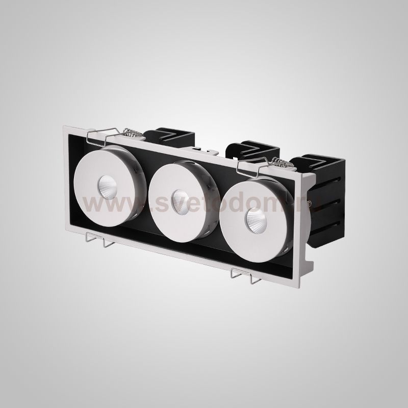 Встраиваемый светодиодный светильник GIDO L3 White Black ImperiumLoft 239894-23