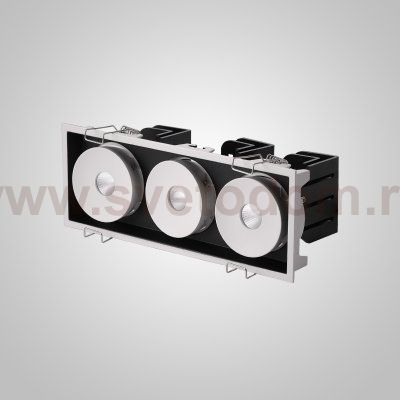 Встраиваемый светодиодный светильник GIDO L3 White Black ImperiumLoft 239894-23