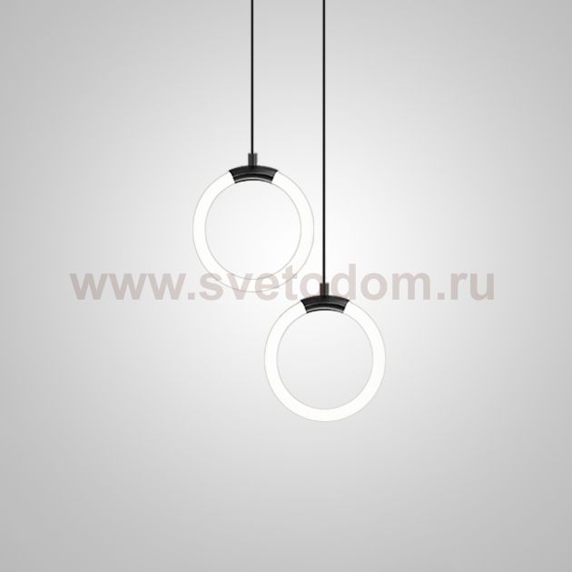 Подвесной светильник NILS DUO D15 Black ImperiumLoft 239898-23