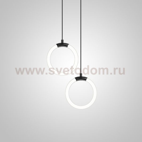 Подвесной светильник NILS DUO D20 Black ImperiumLoft 239899-23