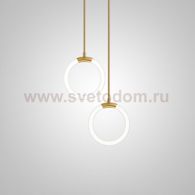 Подвесной светильник NILS DUO D15 Brass ImperiumLoft 239900-23