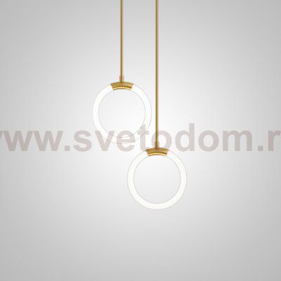 Подвесной светильник NILS DUO D15 Brass ImperiumLoft 239900-23