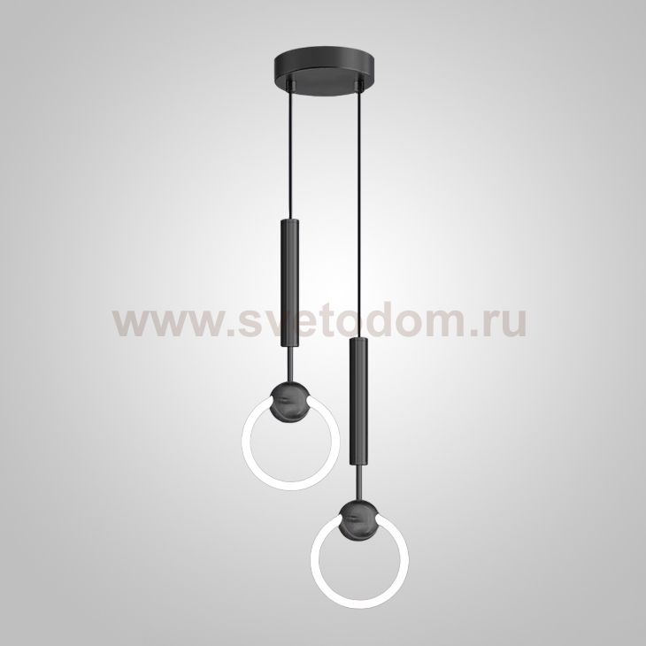 Подвесной светильник FINNUR RING DUO D15 Black ImperiumLoft 239904-23