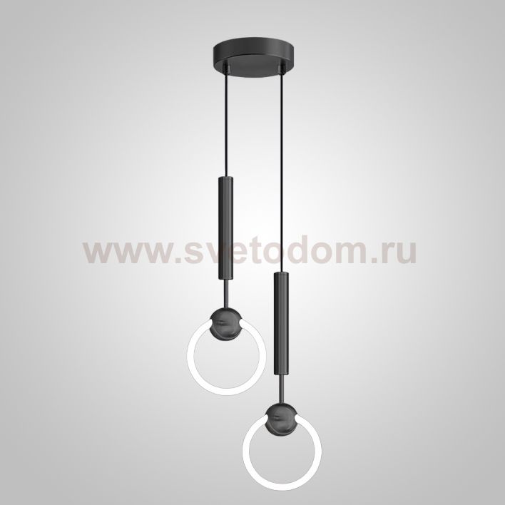 Подвесной светильник FINNUR RING DUO D20 Black ImperiumLoft 239905-23