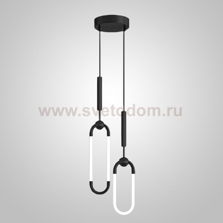 Подвесной светильник FINNUR DUO B H40 Black ImperiumLoft 239911-23