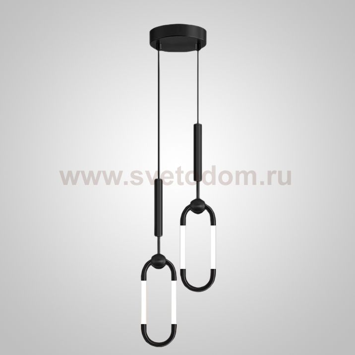 Подвесной светильник FINNUR DUO C H30 Black ImperiumLoft 239913-23