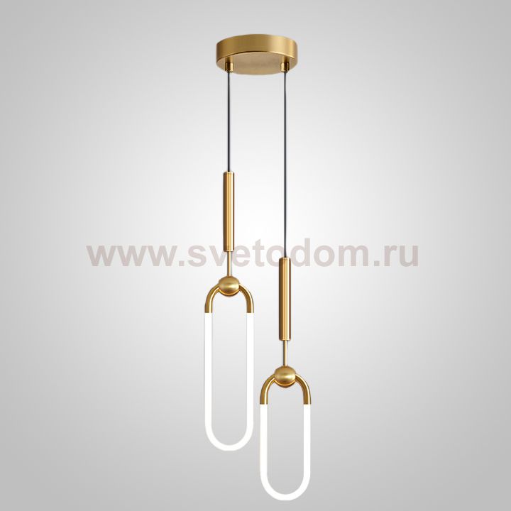 Подвесной светильник FINNUR DUO A H40 Brass ImperiumLoft 239916-23