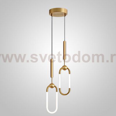 Подвесной светильник FINNUR DUO B H30 Brass ImperiumLoft 239917-23