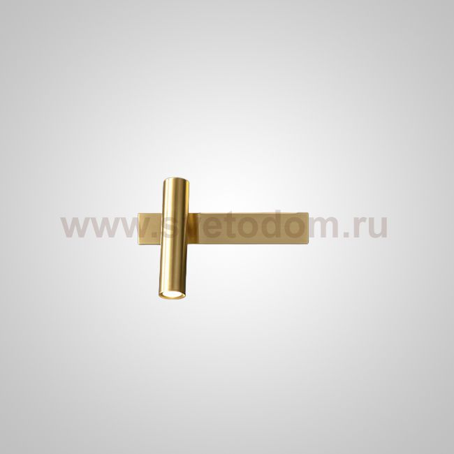 Настенный светильник JENIUS L25 Brass Left ImperiumLoft 239944-23