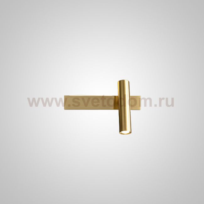 Настенный светильник JENIUS L25 Brass Right ImperiumLoft 239945-23