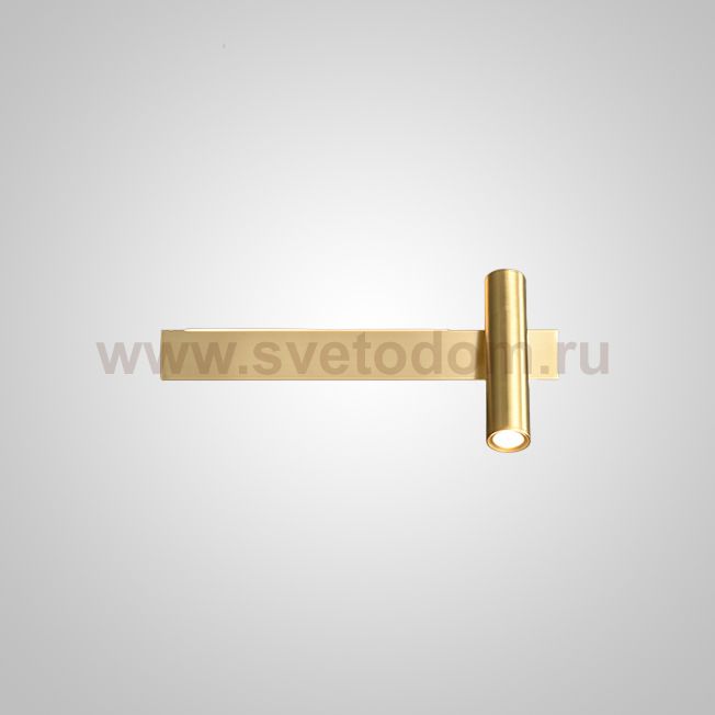 Настенный светильник JENIUS L40 Brass Right ImperiumLoft 239947-23