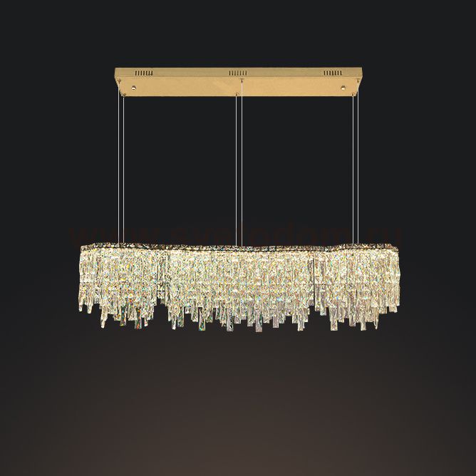 Реечный, рядный светильник MICHELLE LONG L100 Brass ImperiumLoft 239972-23