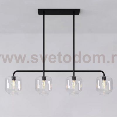 Реечный, рядный светильник CLOVE C Black ImperiumLoft 239997-23