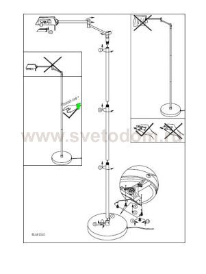 Торшер Eglo 91525 TAVOLARA