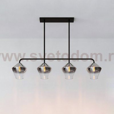 Реечный, рядный светильник CLOVE B Black Grey ImperiumLoft 240001-23
