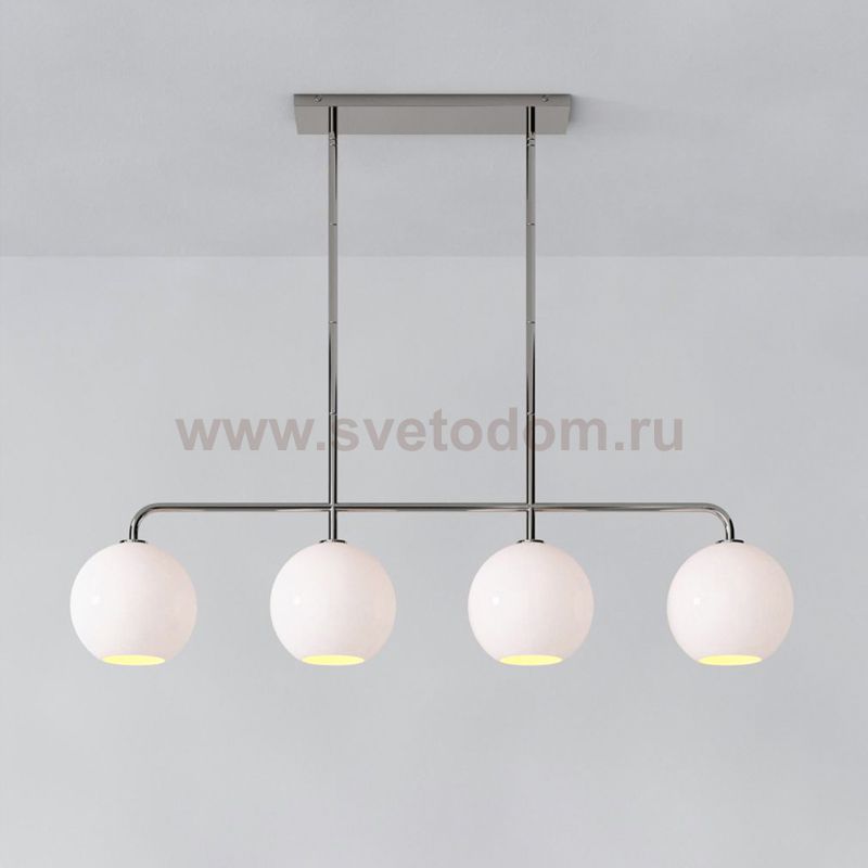 Реечный, рядный светильник CLOVE Chrome White ImperiumLoft 240012-23
