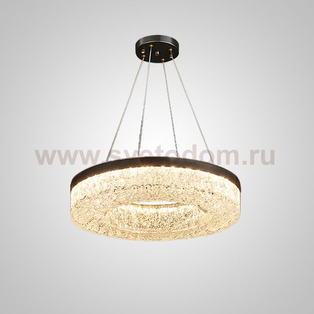 Кольцевая люстра OLAGUS ONE А D50 Black ImperiumLoft 240013-23