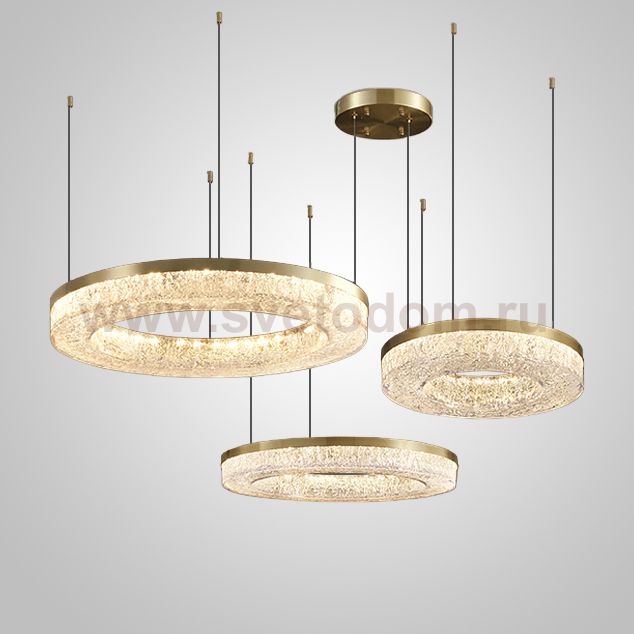 Кольцевая люстра OLAGUS COMBO А Brass ImperiumLoft 240028-23