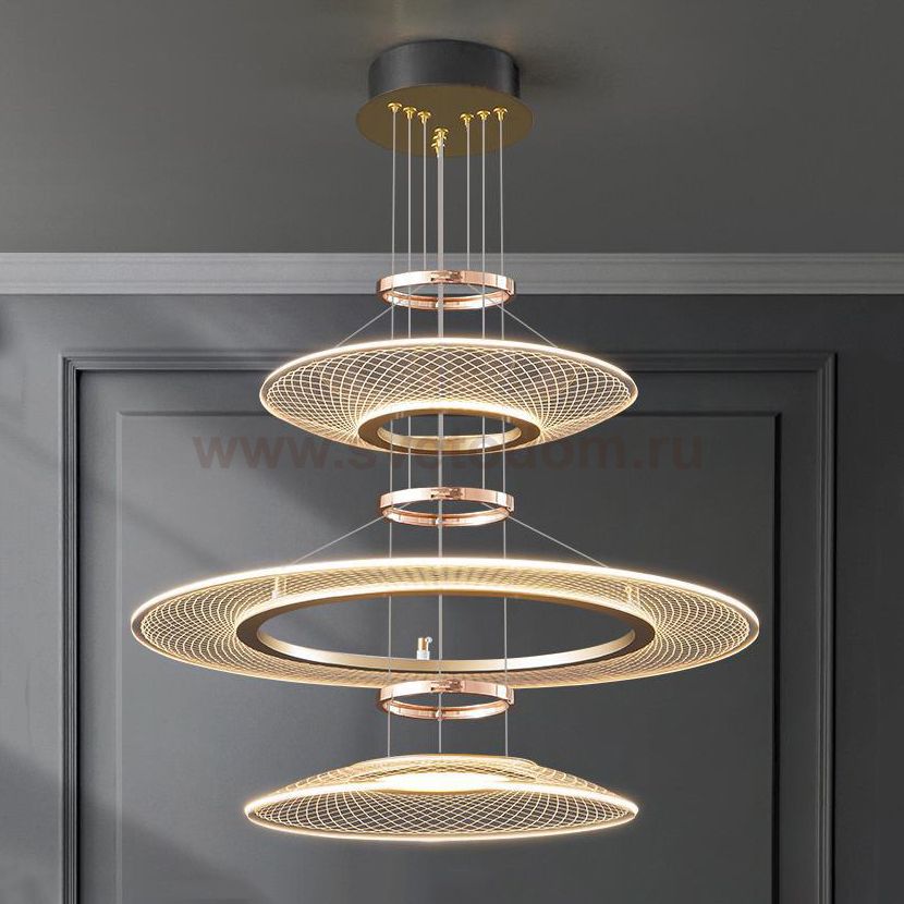 Кольцевая люстра ISTRAL D60+100+80 ImperiumLoft 240037-23