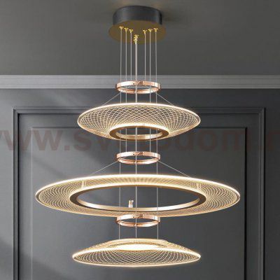 Кольцевая люстра ISTRAL D80+100+80 ImperiumLoft 240038-23
