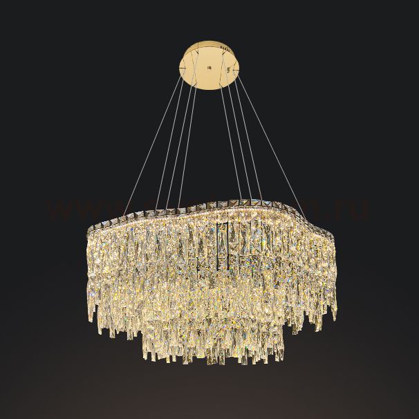 Кольцевая люстра MICHELLE D50+80 Brass ImperiumLoft 240060-23