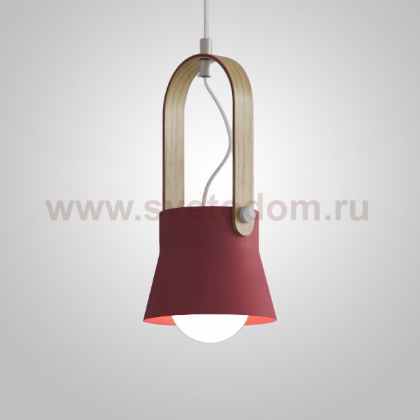 Подвесной светильник CLUTCH COLOR D16 Red ImperiumLoft 240088-26