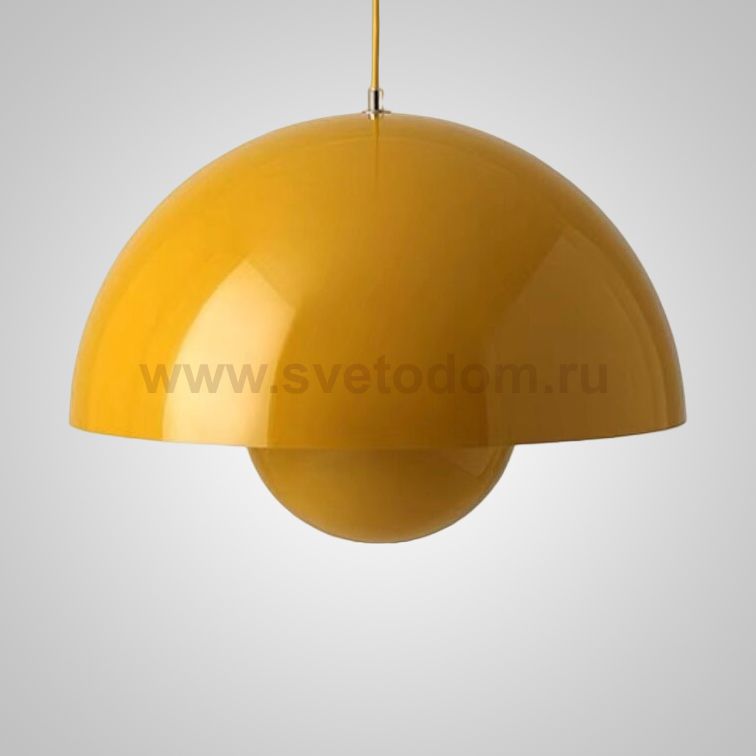 Подвесной светильник FLOWERPOT D40 Yellow ImperiumLoft 240108-60
