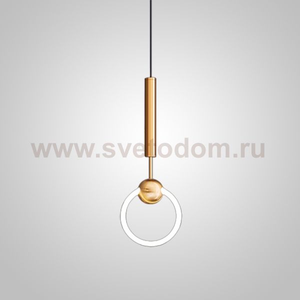 Подвесной светильник FINNUR RING D20 Brass ImperiumLoft 240165-23